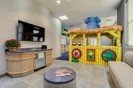 Back of playscape
