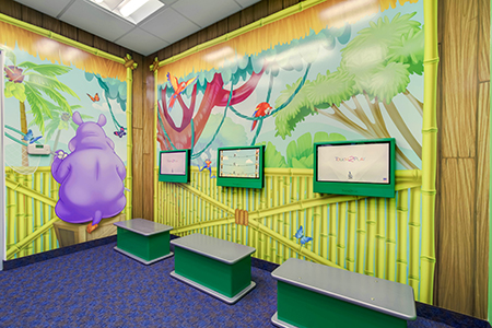 Yellow game room